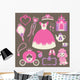 Little Princess Set Wall Mural