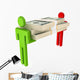 People Packing Money Wall Decal