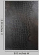 Black Crocodile Leather Texture