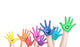 Laughing Children in Rainbow Wall Decal