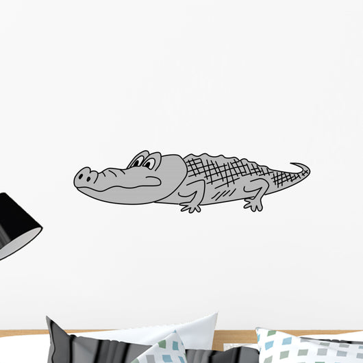 Gray Crocodile White
