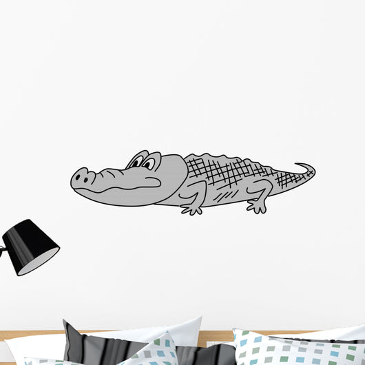 Gray Crocodile White