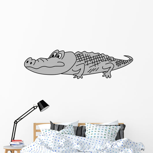 Gray Crocodile White
