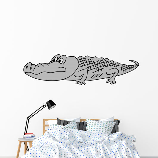 Gray Crocodile White