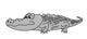 Gray Crocodile White