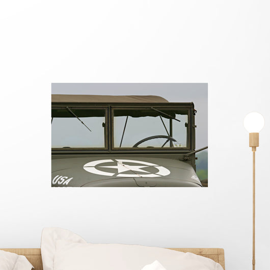 Military Jeep Wall Mural