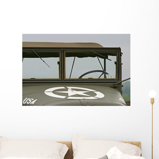 Military Jeep Wall Mural