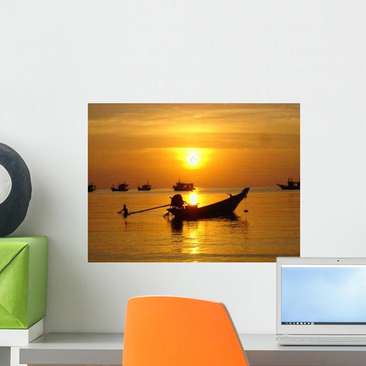 Koh Tao Sunset Wall Decal