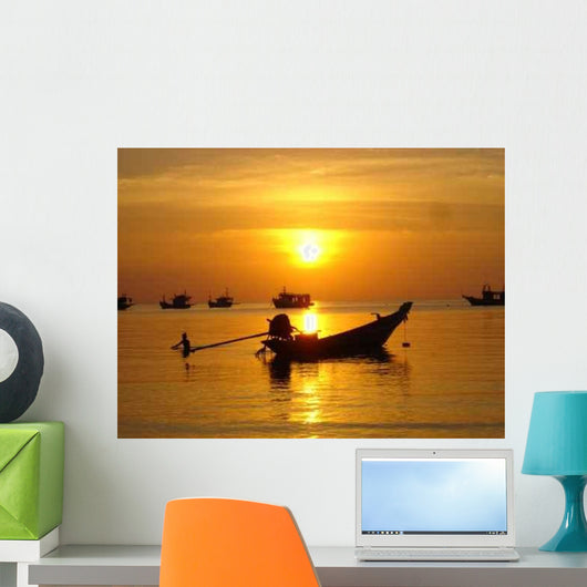 Koh Tao Sunset Wall Decal