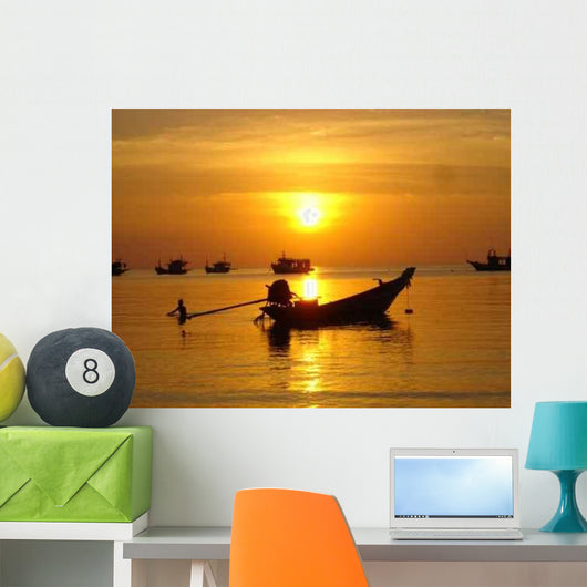 Koh Tao Sunset Wall Decal