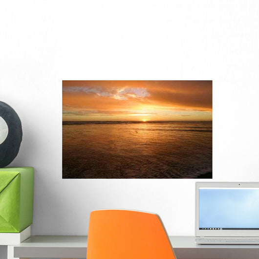 Golden Ocean Wall Decal