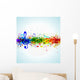 Music background Wall Mural