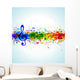 Music background Wall Mural