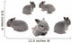 Baby Bunnies Wall Decal