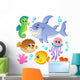 Sea Animals fishes Wall Decal