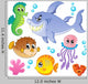 Sea Animals fishes Wall Decal