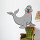 Funny Seal Cartoon Wall Decal