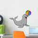 Seal with ball Wall Decal
