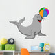 Seal with ball Wall Decal
