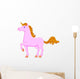 Pink Unicorn Wall Decal