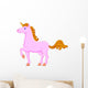 Pink Unicorn Wall Decal