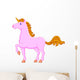 Pink Unicorn Wall Decal
