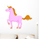 Pink Unicorn Wall Decal