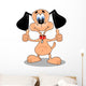 Cartoon Dog Happy with