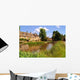 Lower Slaughter and River, Gloucestershire, England Wall Decal
