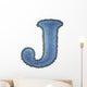 Jeans Alphabet Denim Letter