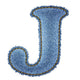 Jeans Alphabet Denim Letter