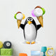 ice creme penguin Wall Decal