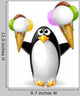 ice creme penguin Wall Decal