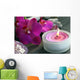 Orchidenblte Mit Kerze