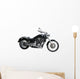 Motorcycle isolated on white Wall Decal