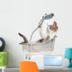Cat Shower Wall Decal