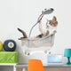 Cat Shower Wall Decal