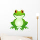 Funny toad cartoon Wall Decal