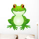 Funny toad cartoon Wall Decal