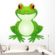 Funny toad cartoon Wall Decal