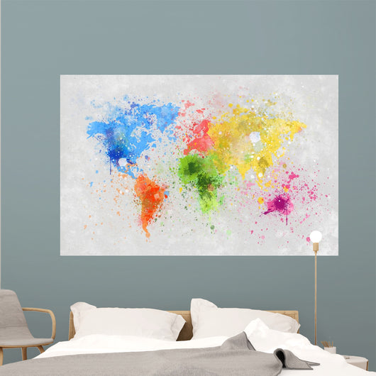 World Map Painting