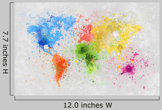 World Map Painting
