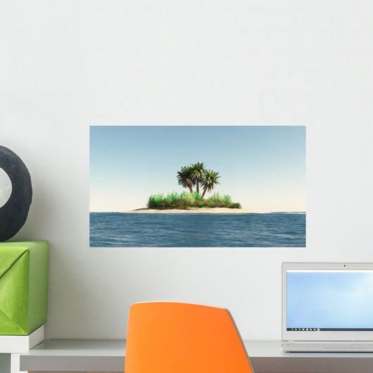 Island with Palm Trees
