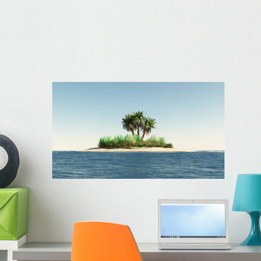Island with Palm Trees