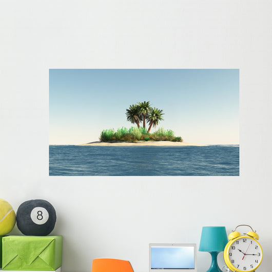 Island with Palm Trees