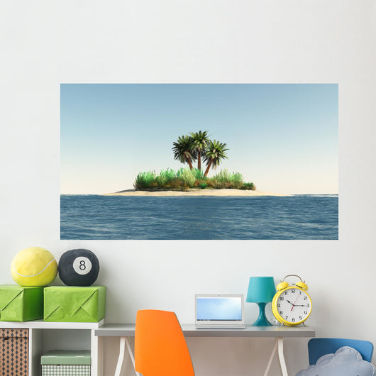 Island with Palm Trees