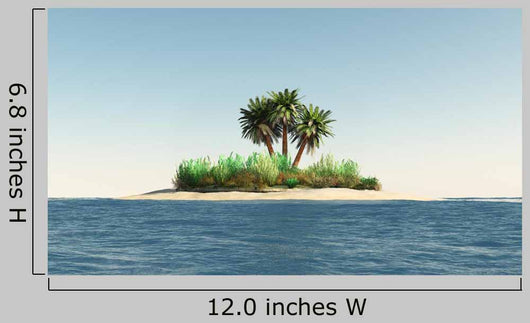 Island with Palm Trees