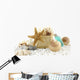 Ocean Spa on White Pebbles Wall Decal