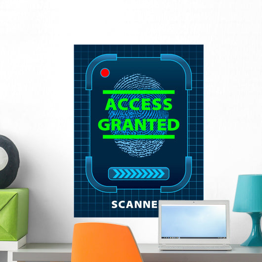 Finger-print Scanning Access Granted