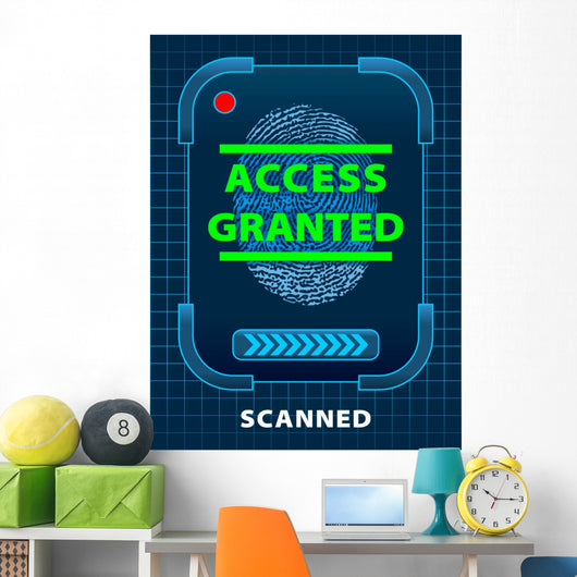 Finger-print Scanning Access Granted